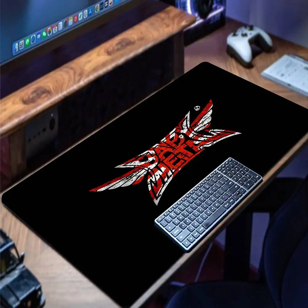B-Babymetal Japanese Rock Mousepad Premium Locking Edge Mouse Mat Speed Mouse Pad Ultrafine Surface Desk Mat