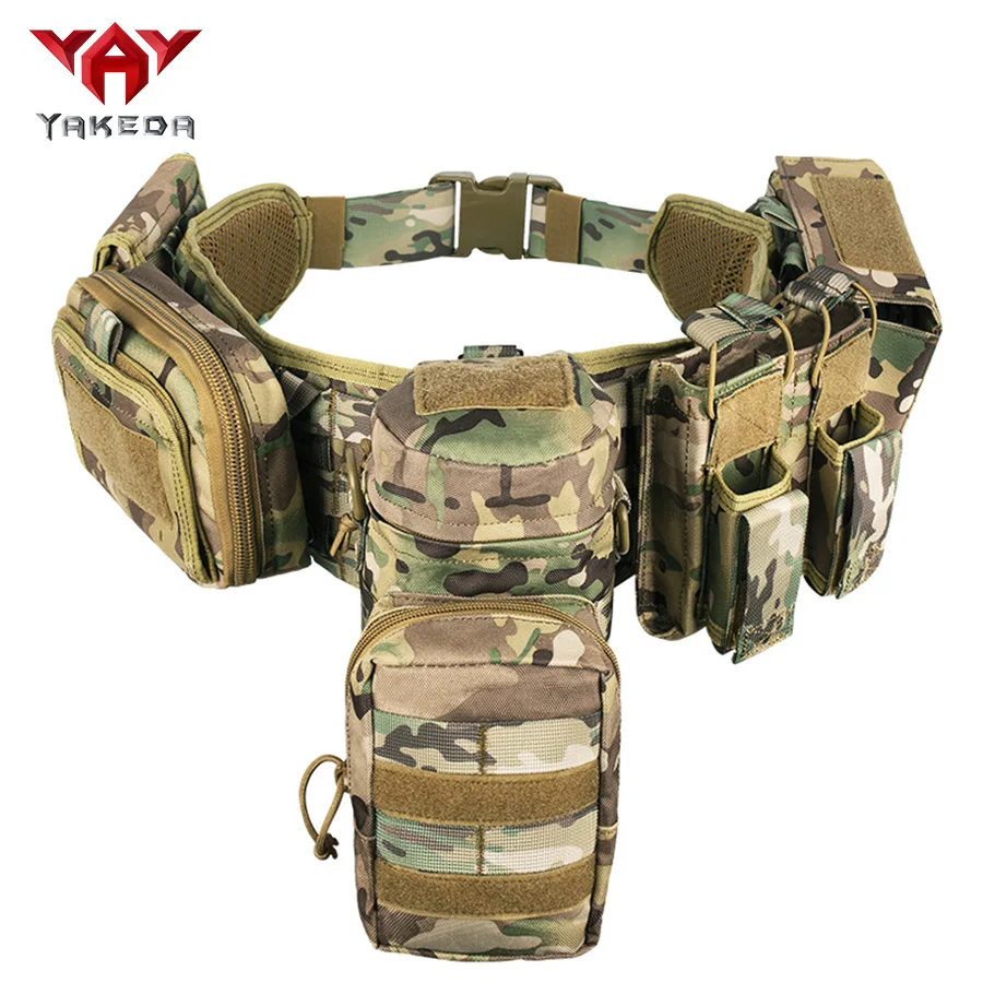 YAKEDA Camouflage Training Taille Abdeckung Outdoor MOLLE Gürtel Multifunktionale Tragetasche