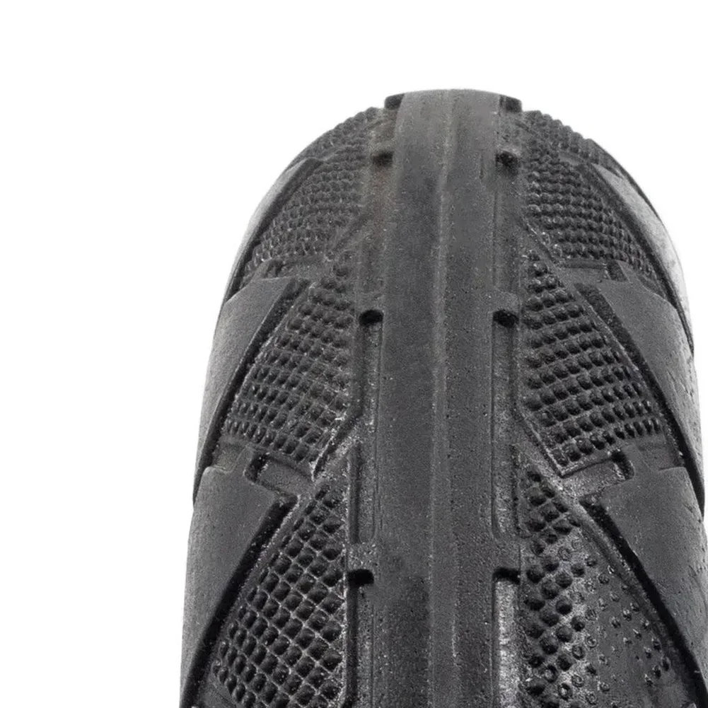 

8 Inch Scooter Replacement Tire Solid Rubber 200x50 Airless Front Wheel No Puncture Design for Stable and Performance