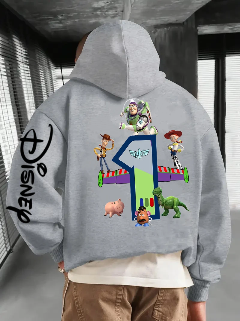 

Осенне-зимние новые толстовки с принтом «История игрушек Диснея», номер 1, спортивная толстовка для детей и молодежи, семейная спортивная толстовка для родителей и детей
