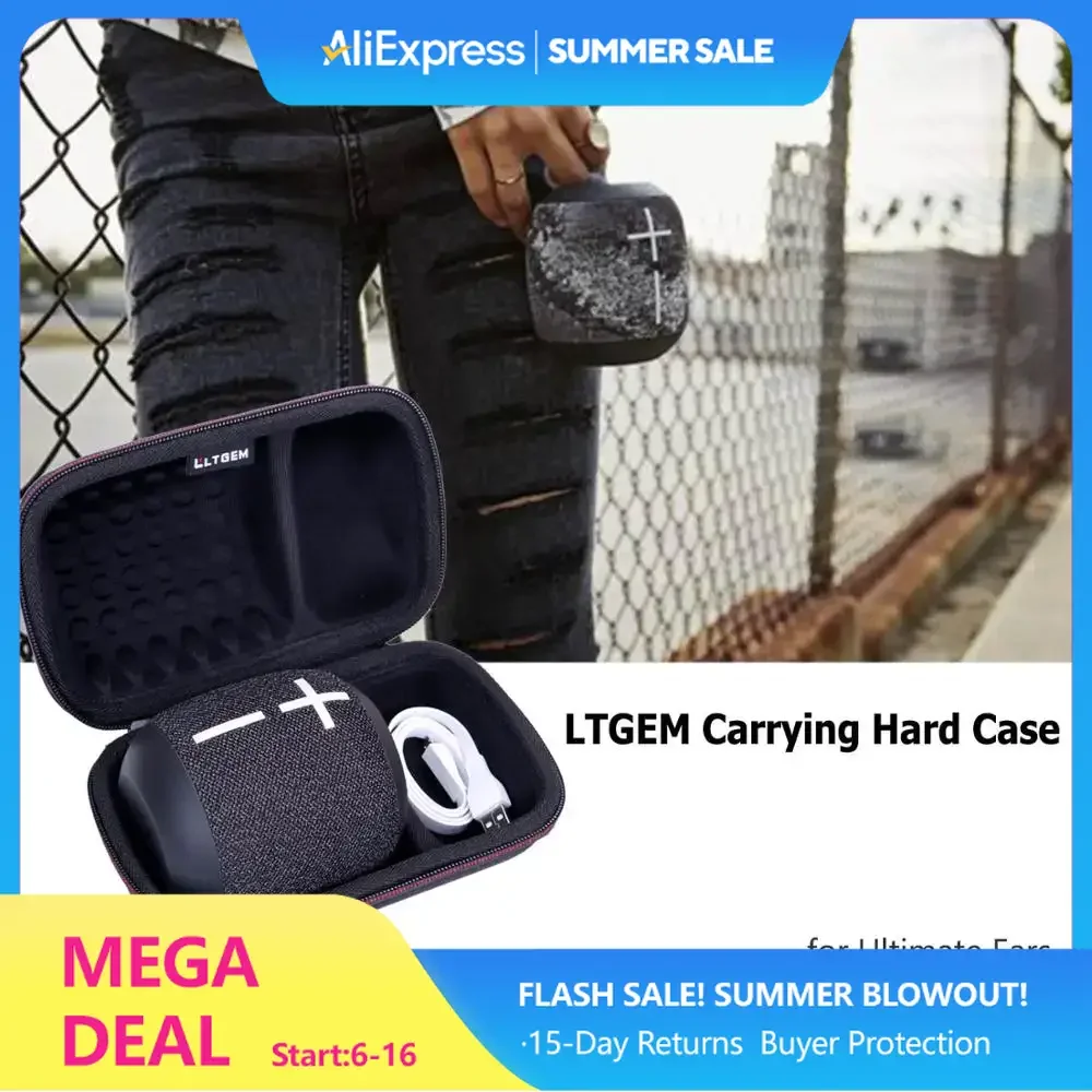 

LTGEM Waterproof EVA Hard Case for UItimate Ears WONDERBOOM 2 Bluetooth Speaker