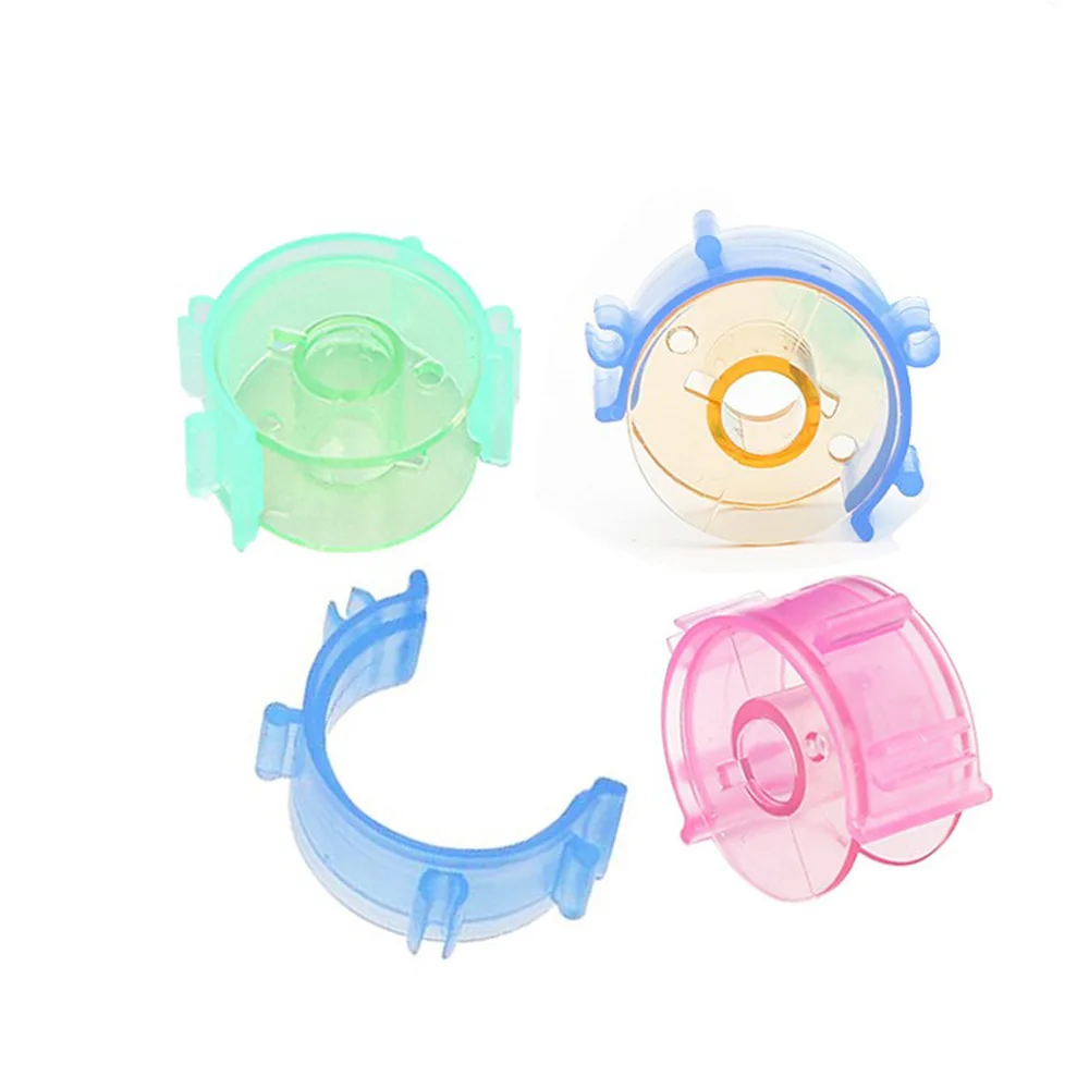 50/100pcs Sewing Bobbin Clips Bobbin Holder Clips Plastic Bobbin Holder Clamps Tools With Thread Locking Function(Random Colors)