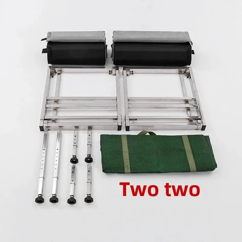 Car Telescopic Multi-functional Pull-out Bed Outdoor Camping Bed Folding Self-driving Bed Car Modification