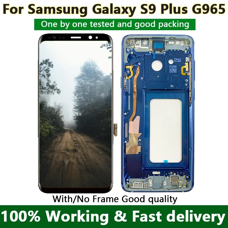 Super AMOLED/OLED For Samsung Galaxy S9 Plus G965 g965f G9650 S9+ LCD display with touch screen ditigitizer replacement newParts