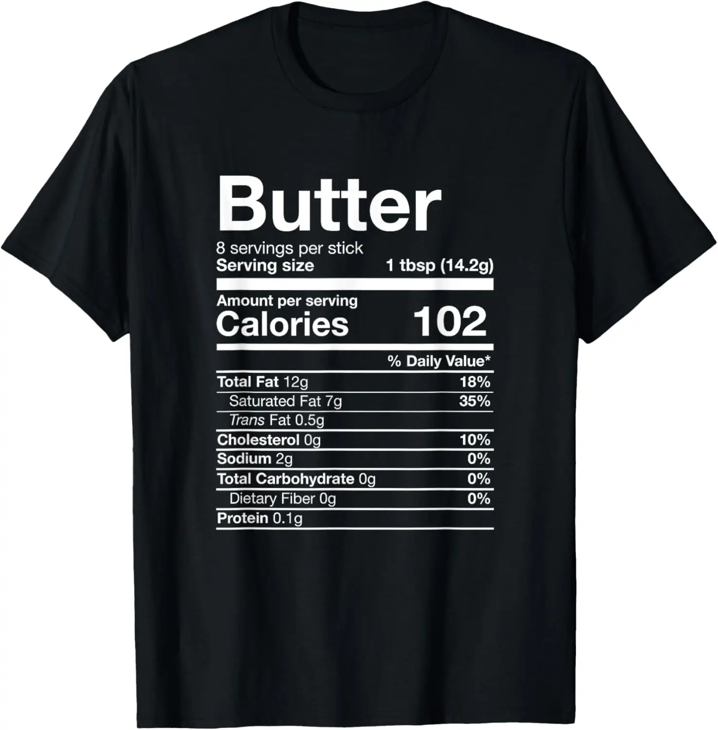 Butter Nutrition Funny Thanksgiving Costume Dark T-Shirt