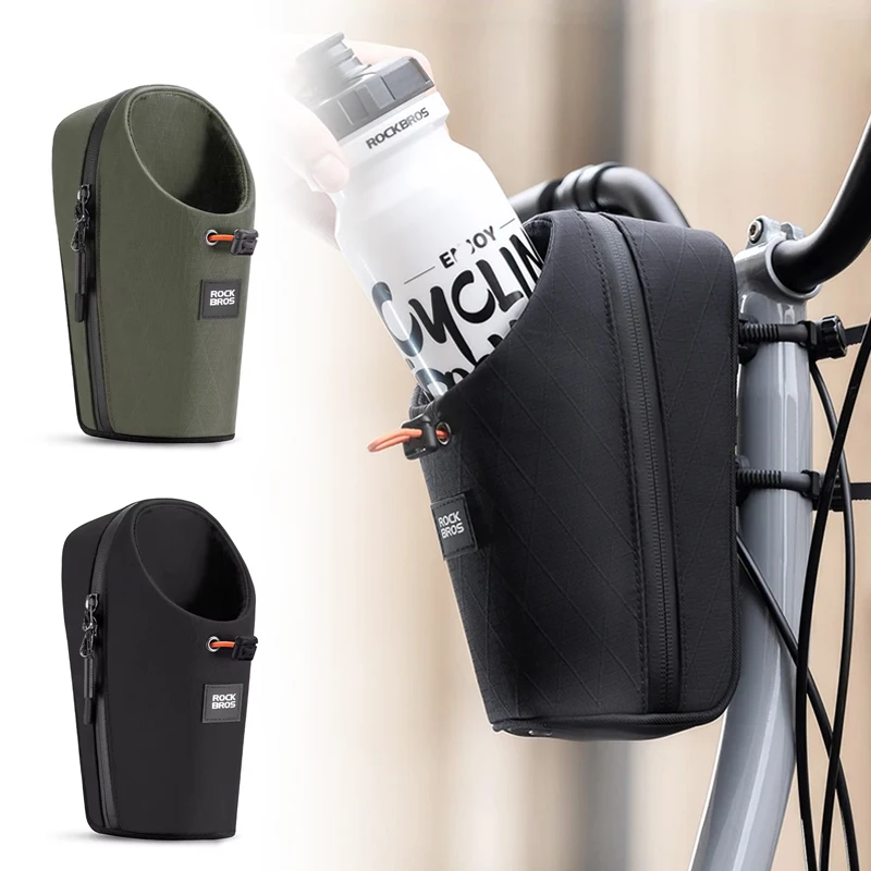 

Bike Bottle Holder Front frame Water Bottle Carrier Pouch Insulated Kettle For MTB Road Bicycle Water bottle bag Accessories