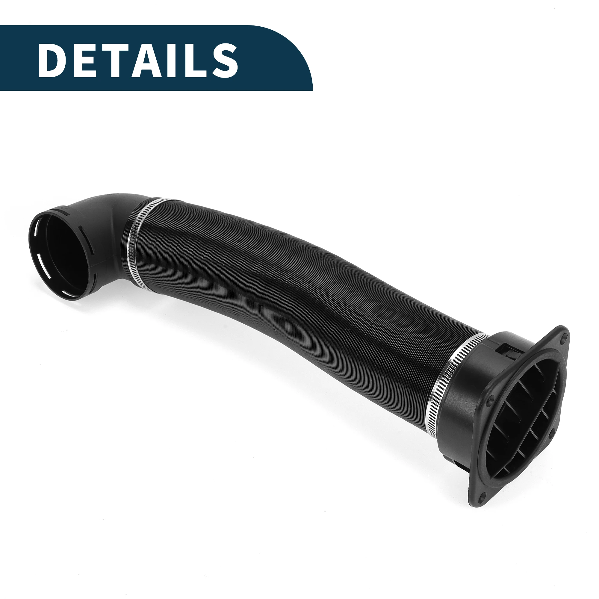 

UXCELL Автомобильный грузовик RV Bus Van Boat Комплект канала обогревателя автомобиля Комплект шлангов для обогревателя канала с изогнутым соединителем трубы 75 мм ID 80 см Макс. l