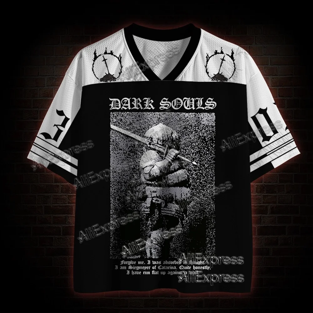 Hot Selling Street Fashion Quick Drying Mesh Sportswear, Adult and Children's V-neck Breathable T-shirts, Horror Movie Series