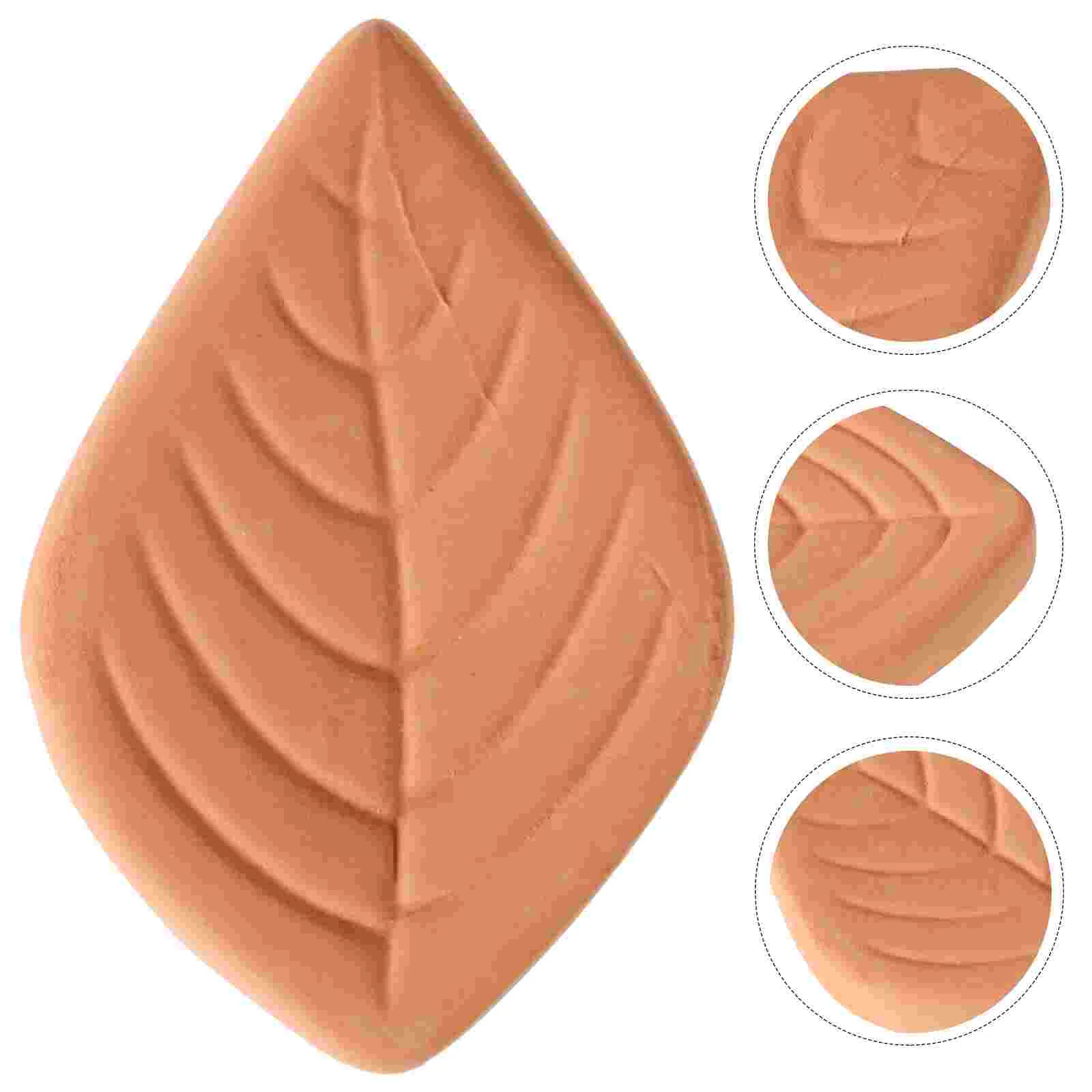 

6 Pcs Terracotta Keeper Leaf Shape Softener Portable Clay Reusable Shaped