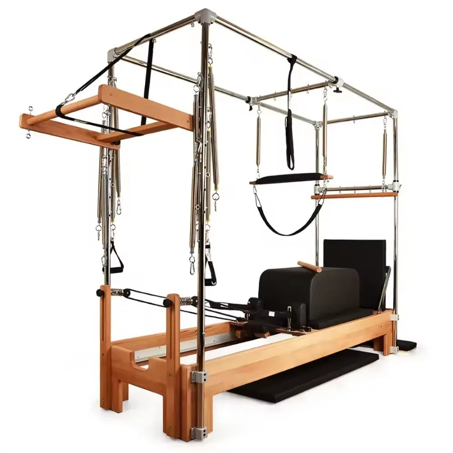 Pilates Elevated Reformer Five Piece Set Pilates Equipment Yoga Body Exercise Gym Training Accessory Factory Direct Supply