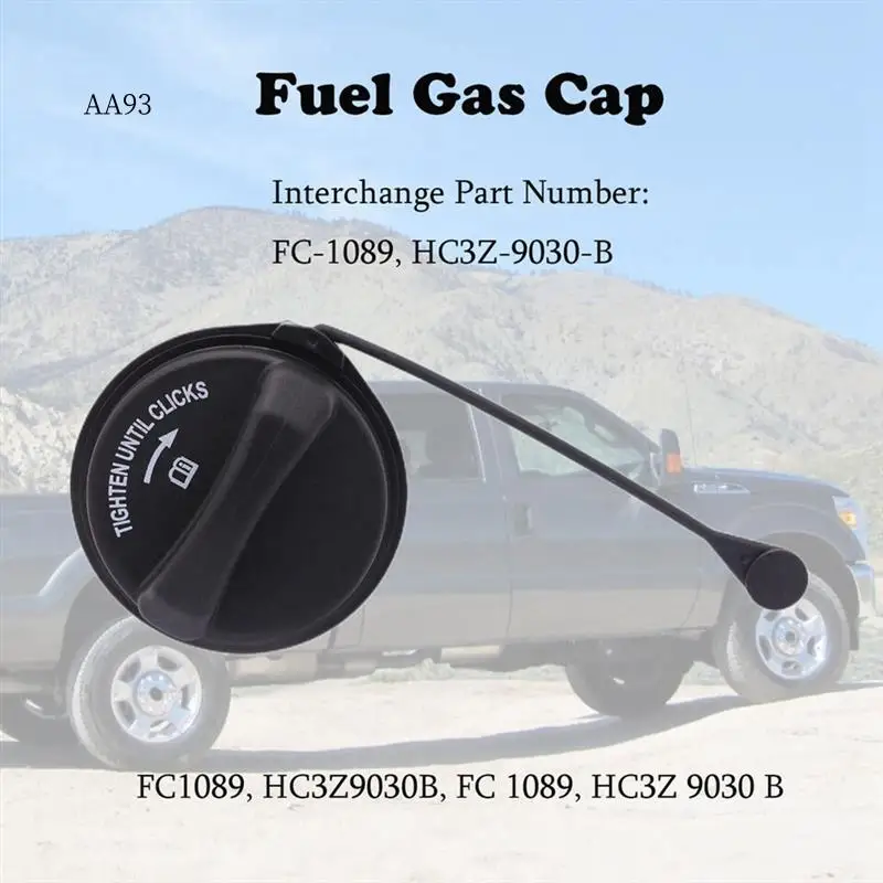 

AA-FC1089 Fuel Gas Cap W/ Strap Non-Locking HC3Z-9030-B For Ford F-150 Ranger Edge Mustang Motorcraft Fuel Tank Filler