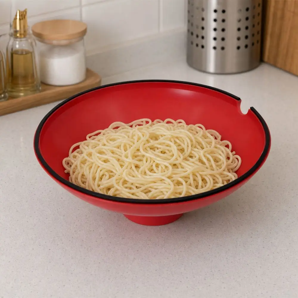 Kitchen Gadgets Fine Mesh Kitchen Grease Drainer Large Size Side Outlet Grease Colander Plastic Food Strainer Bottle