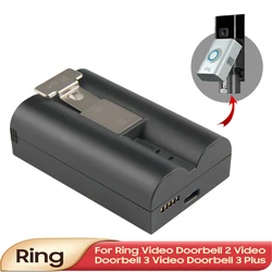 Upgrade Replacement Battery For Ring Video Doorbell 2 Video Doorbell 3 Plus J743 Batteries 6040mAh