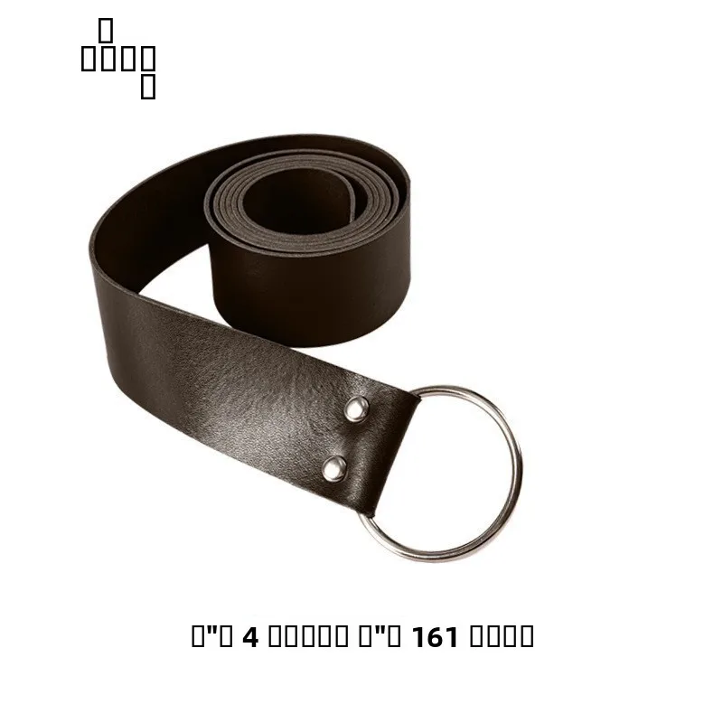 

Мужской кожаный пояс для косплея в стиле баварского рыцаря-волшебника на Хэллоуин, реалистичный, для сценических выступлений, традиционный костюм