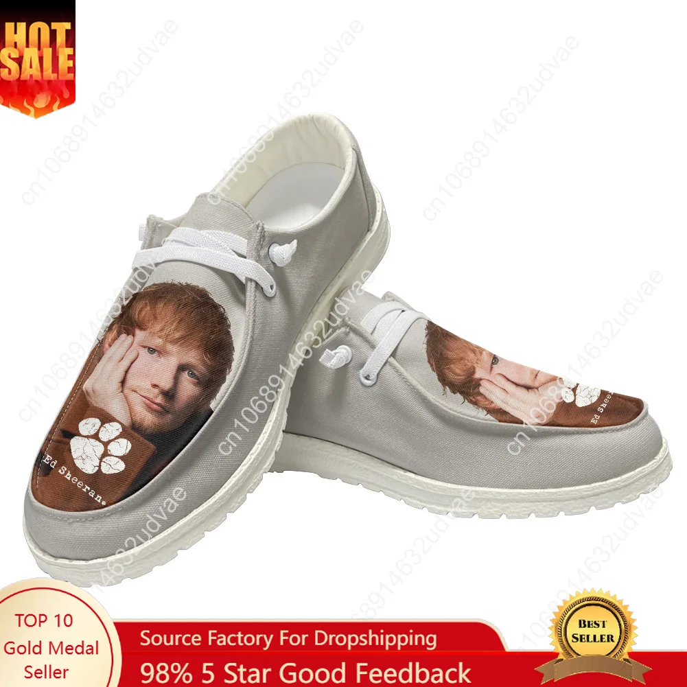 

Ed Sheeran Casual Shoes Plush Flat Shoe Men Woman Breathable Casual Indoor Outdoor Lightweight Footwear Couple Custom Made Shoe