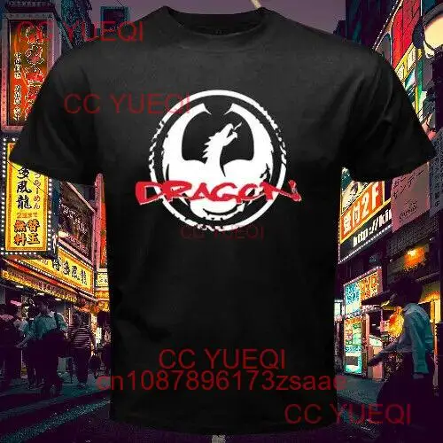 Новая рубашка с логотипом Dragon Alliance Мужская черная футболка американский размер от S до 5XL Новая рубашка с логотипом Dragon Alliance Мужская черная футболка американский размер от S до 5XL
