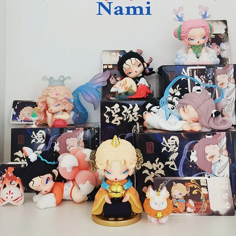 Dodo Nami Third-Generation Floating Mountain And Sea Cute Girl Ornament Trendy Toy Figure Anime Action Figure Model Collection