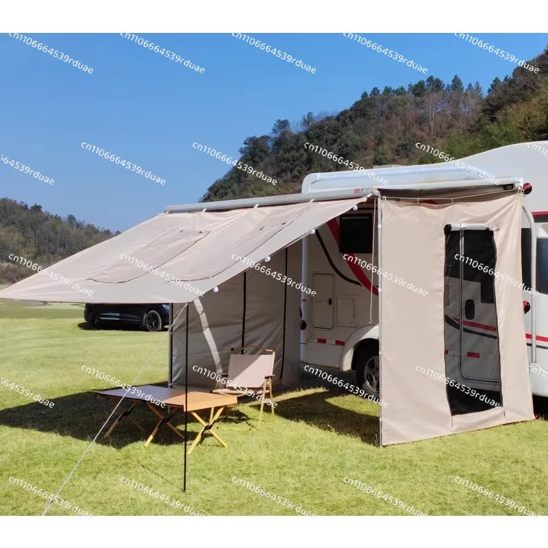 C-type B-type RV side tent awning canopy side expansion fence enclosing RV special