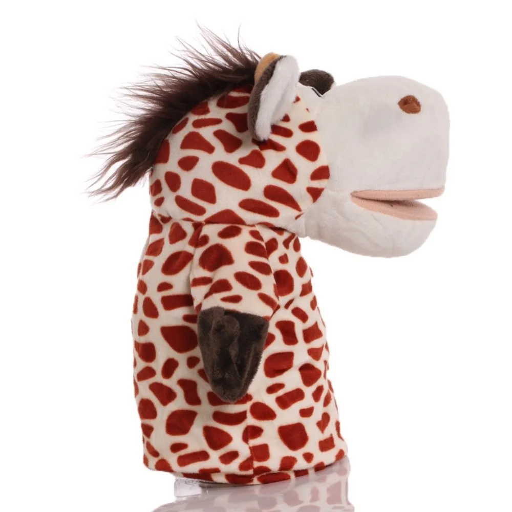 Game Stuffed Animal Hand Puppet Interactive Cute Hand Cow Cartoon Appease Baby