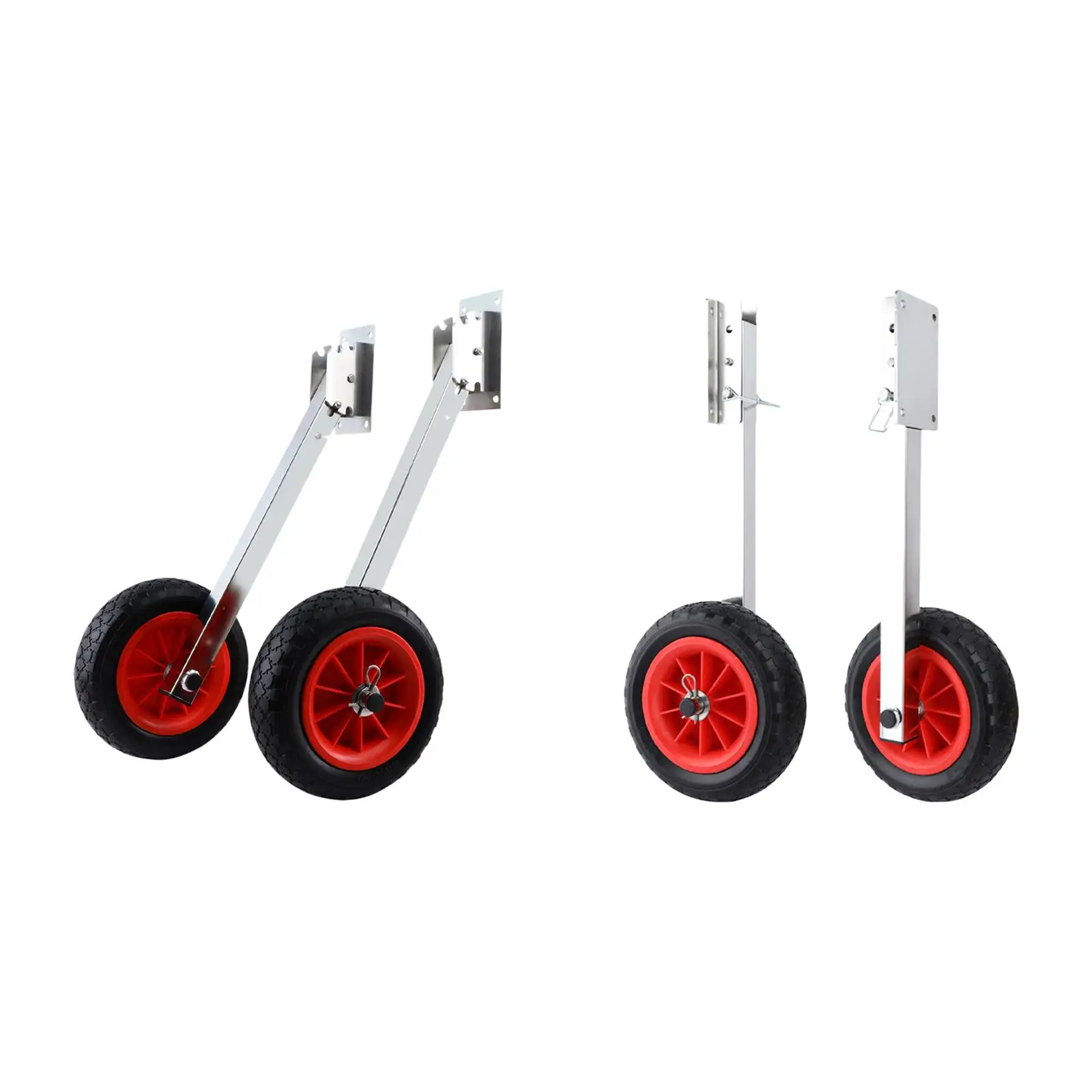 

2x Inflatable Boat Launch Wheels for Dinghy Sailing Dinghies Mud Boats