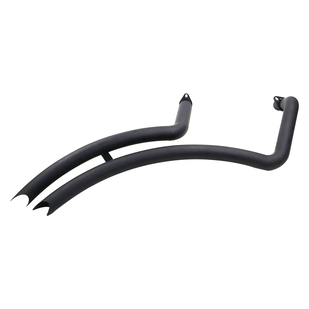 Volledige Uitlaatsysteem Uitlaat Past Voor Honda Steed Shadow VLX400 VT400 1994-2003 VT600CD Deluxe 1993-2007 VLX600 VT600C 1988-2008