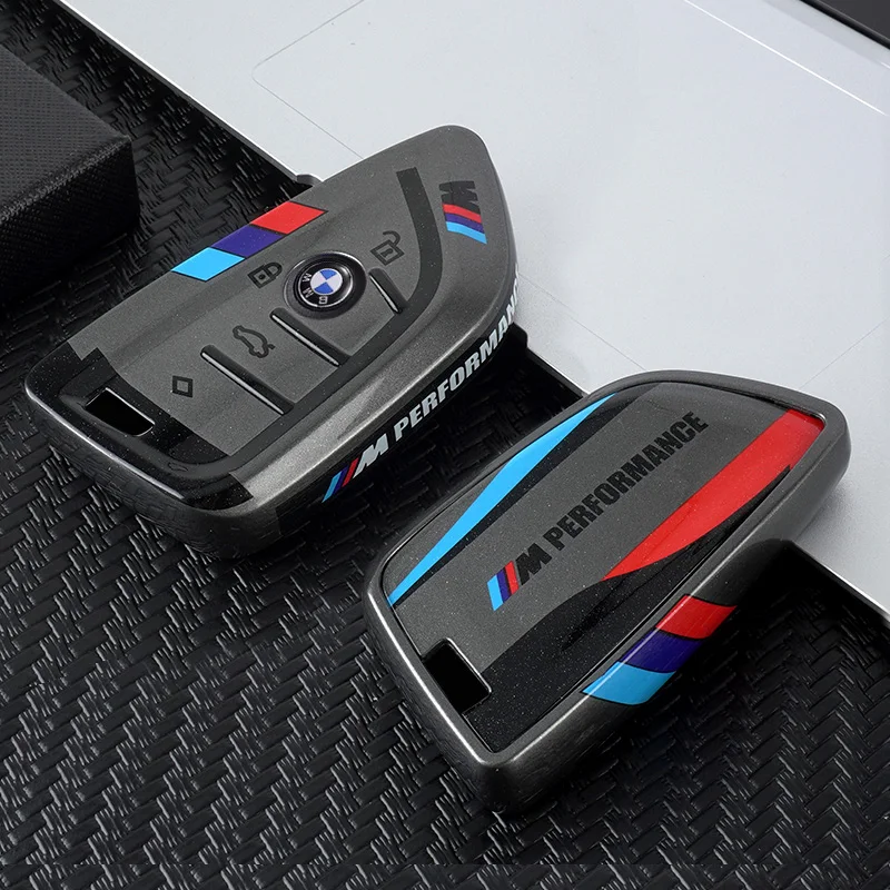 Tpu estilo esporte chave capa caso chaveiro saco escudo para bmw m desempenho f30 f20 f10 f18 f22 f01 x3 x4 f06 f02 m3 m5 g20 g30 320i