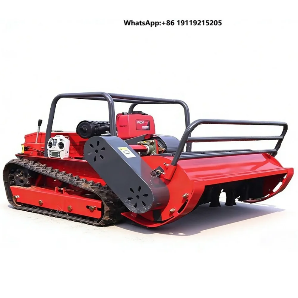 Fully Automatic /diesel-powered Compact Lawn Mower Remote Control Tracked Design Customizable Options for Home