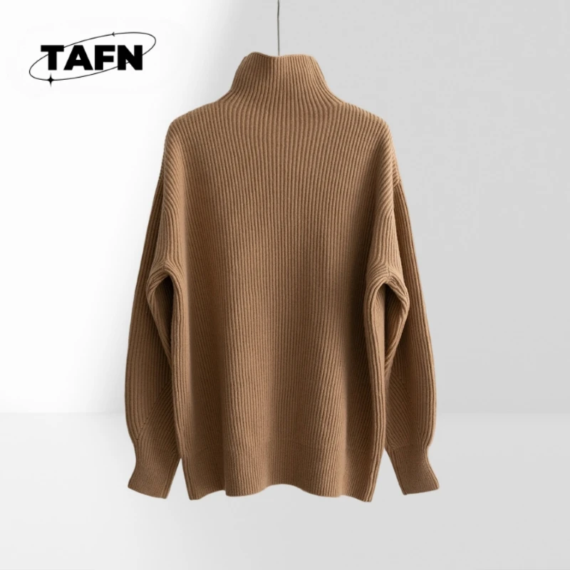 24 Popular Korean Style Cashmere Warm Leisure Niche Women's Sweater without Top Fly Advanced Texture All-Matching Item