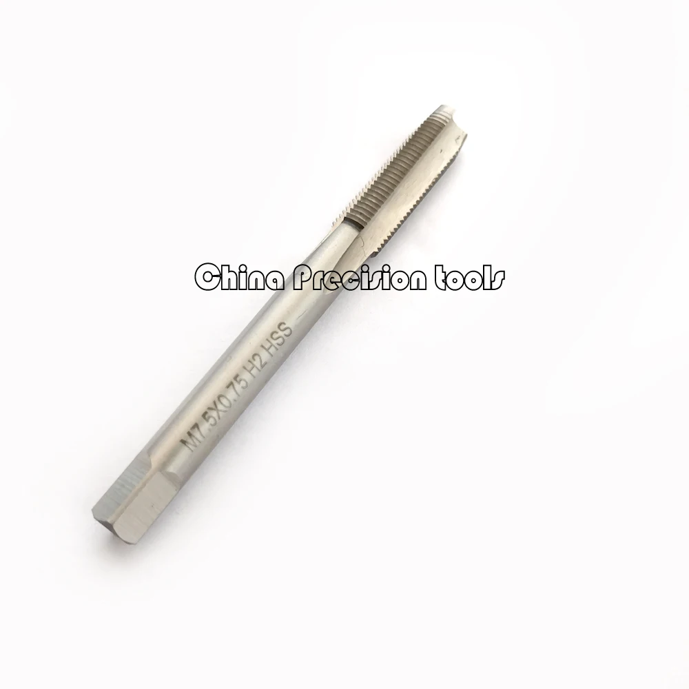 HSS Metric male thread tap M6.5 M7.5 M8.5 M9.5 right Machine Fine Thread Straight Flute taps M7.5X0.75 M8.5X0.5 M9.5X1 M10X2