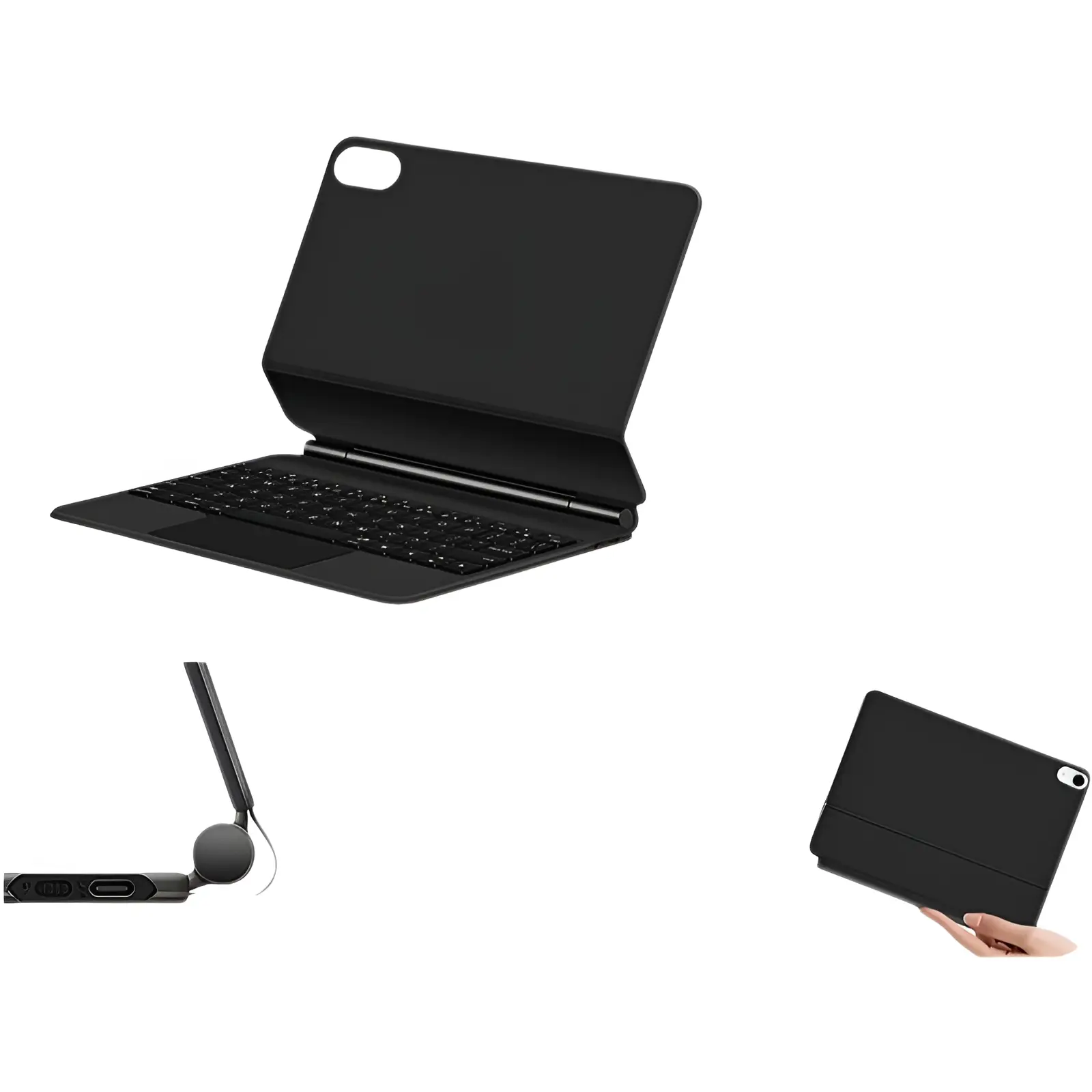 Teclado mágico para ipad pro 11 12.9 air 4 air 5 para ipad 10a geração pro 12.9 6a 5a 4a 3a geração capa inteligente magnética