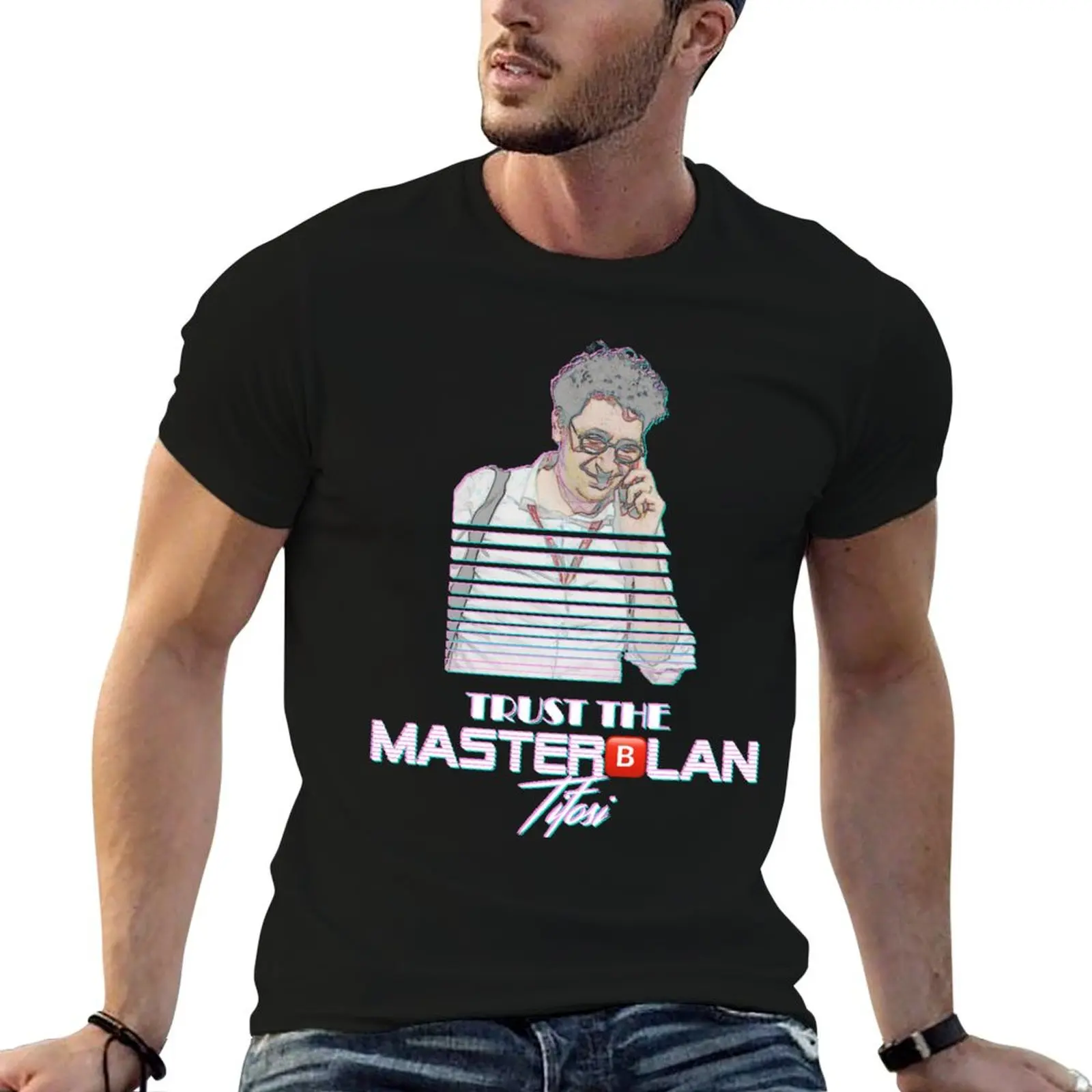 Binotto Trust the MasterBlan Tifosi (white) T-Shirt Large Size Basic Casual T-Shirt