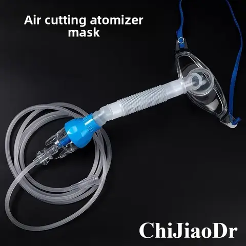 Tracheostomy, Laryngeal Oxygen Inhalation  Humidification  Nebulization Mask Inhaler for Adults