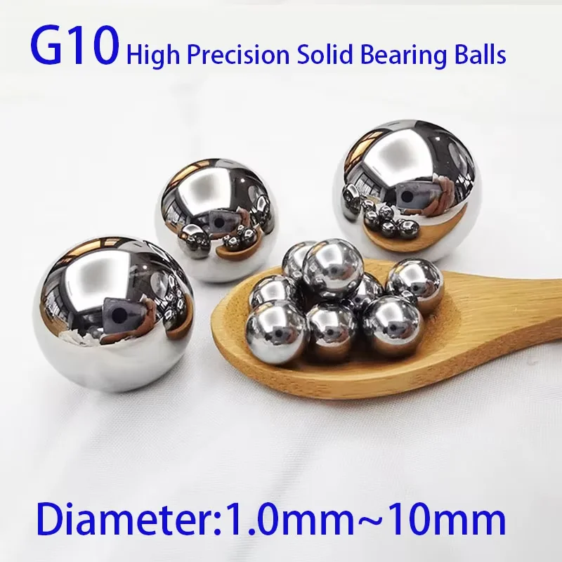 10-100pcs 304 Stainless Steel Ball 1mm-5mm 1.25mm 1.45mm 1.5mm 1.588mm 2.5mm 3mm 3.5mm 4mm G10 High Precision Solid Bearing Ball