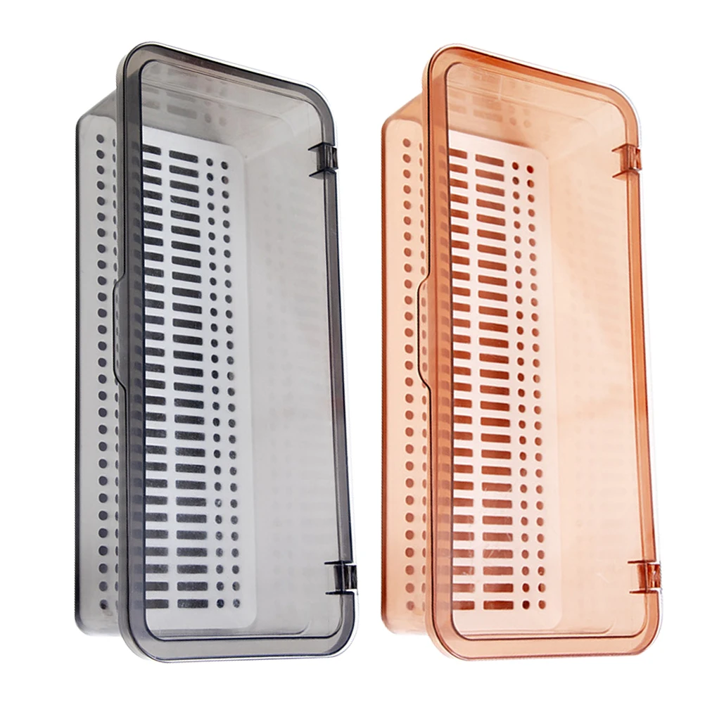 

2Pcs Chopsticks Holder Practical Fork Box Tight Sturdy Design for Kitchen Utensil Seasoning Jars Storage Chopsticks Storage Box