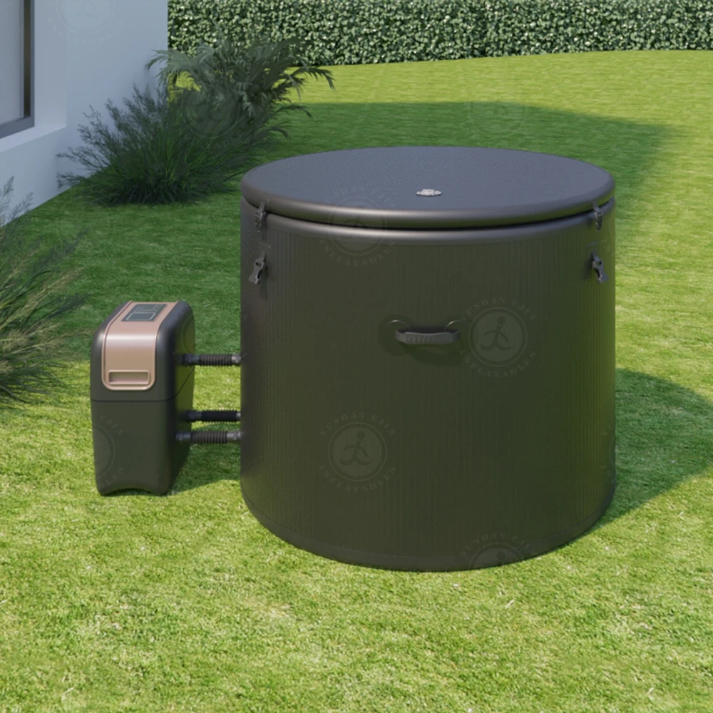 

STLF New RelaxSpa 90x76cm Portable Inflatable Hot Tub with Digital Control Panel