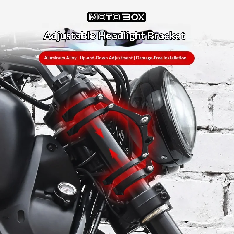 【Premium】For Motorcycle modified headlight brackets for Ducati, Honda, Yamaha, Kawasaki, Triumph, KOVE 500, Shineray universal