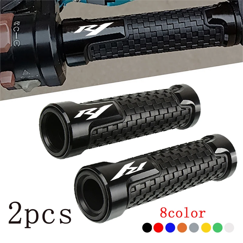 

Motorcycle Handlebar Grip Rubber Anti-slip Handle Bar Grips For Yamaha YZF R1 YZF-R1 YZFR1 R1s Accessories