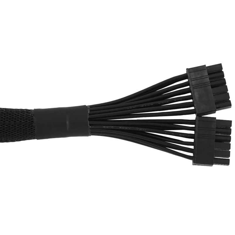 12VHPWR-Modulaire 2X12 Broches à 16 Broches Mâle PCI-E 5.0 12VHPWR RTX 4090 pour Être Silencieux PSU 600W ATX 3.0 12 + 4 Broches