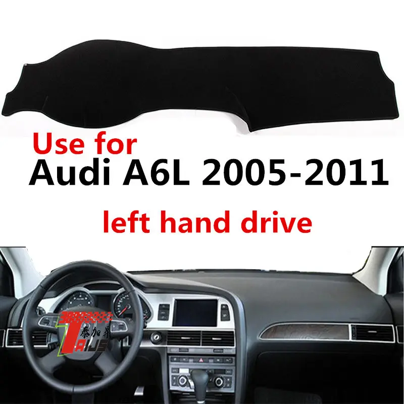 

Car Dashboard Cover Dash Mat For Audi A6L 2005 - 2011 Left Hand Drive Auto Non-slip Sun Shade Pad Carpet