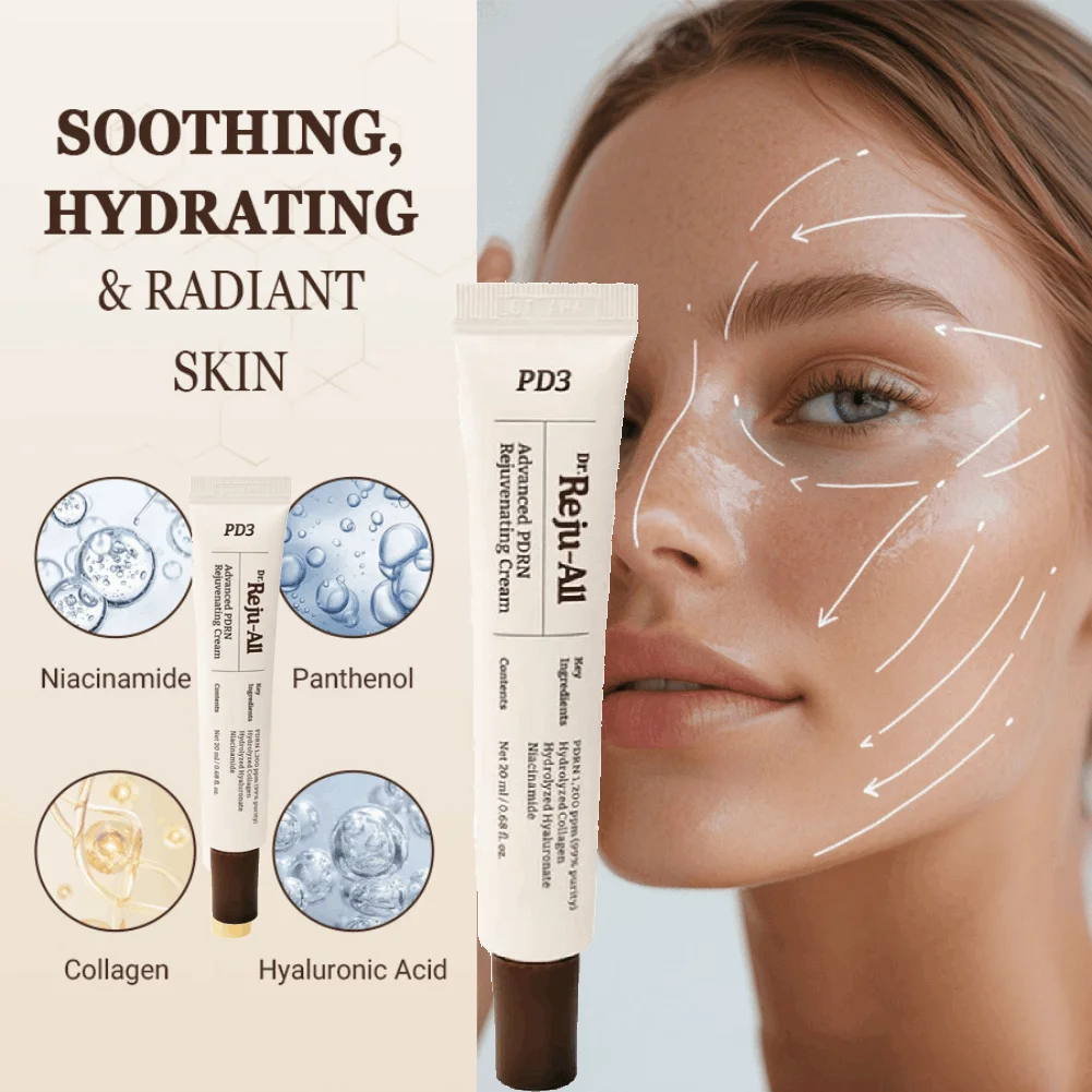 Korean PDRN Regenerating Peptide Face Cream Skincare Deep Hydration Anti Wrinkle Lifting Firming Gentle Mineral Oil Free SkinCar