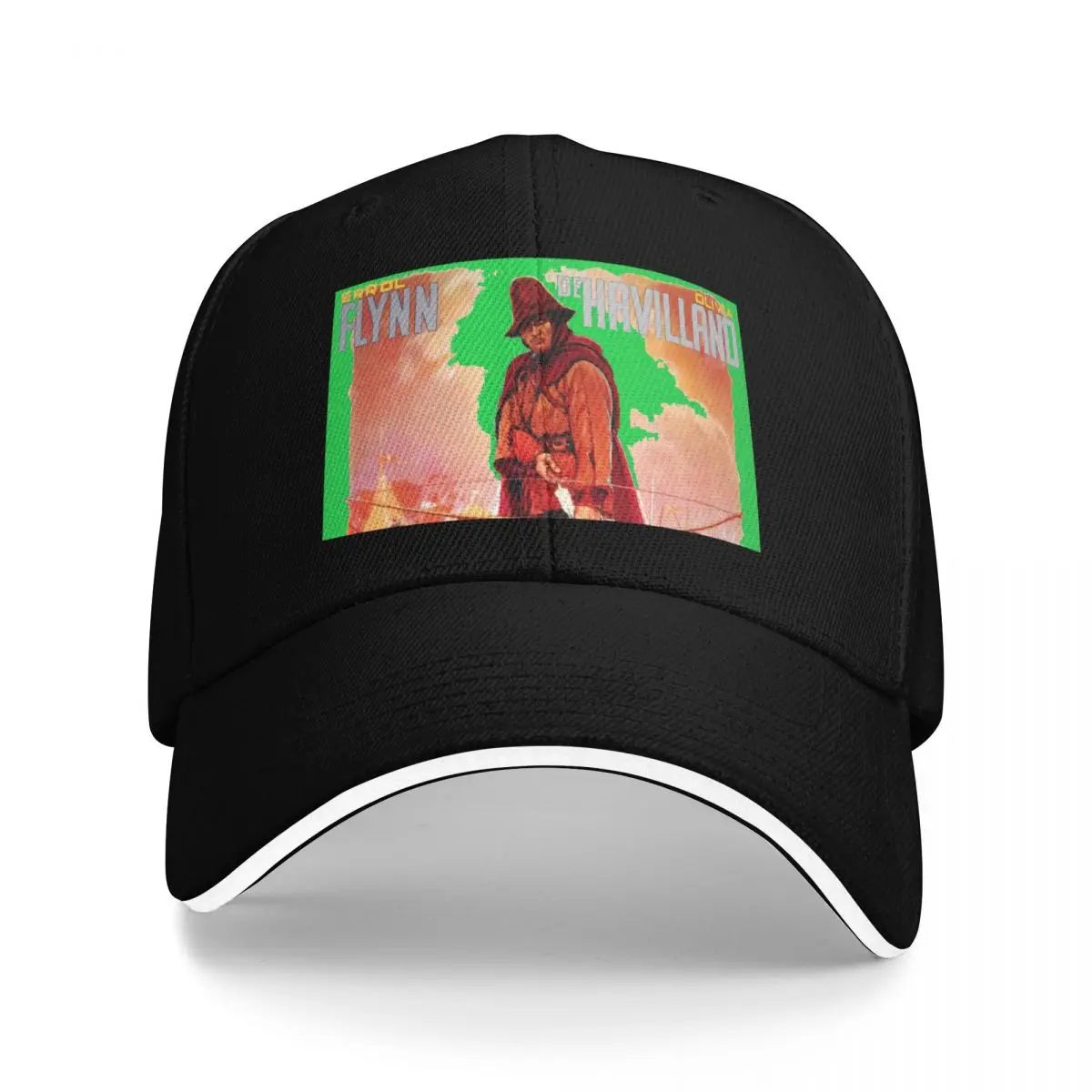 

Errol Flynn international Robin Hood movie poster Baseball Cap funny hat Funny hats Golf Men Women's