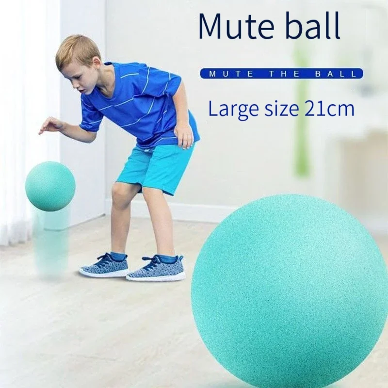 1 قطعة كتم الكرة الطفل لعبة للهواء الطلق الصلبة الإسفنج لينة كرة مرنة الأطفال داخلي الرياضة الحد من الضوضاء ألعاب تطوير الكرة