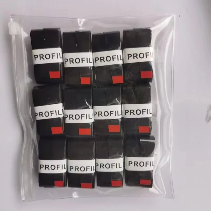 12 pçs w aderência overgrips de tênis sweatband absorção aperto raquete de tênis mão cola pu anti-deslizamento alça de raquete absorvente de suor