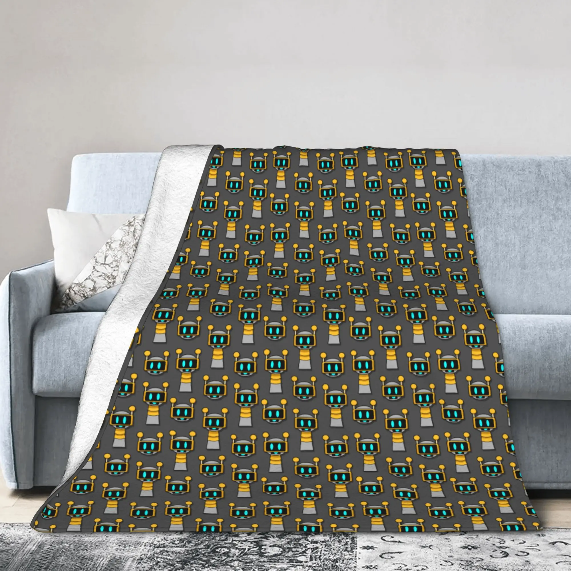 Cartoon Sprunkis Game Blankets Coral Fleece Plush Textile Decor Soft Throw Blankets for Sofa Office Plush Thin Quilt