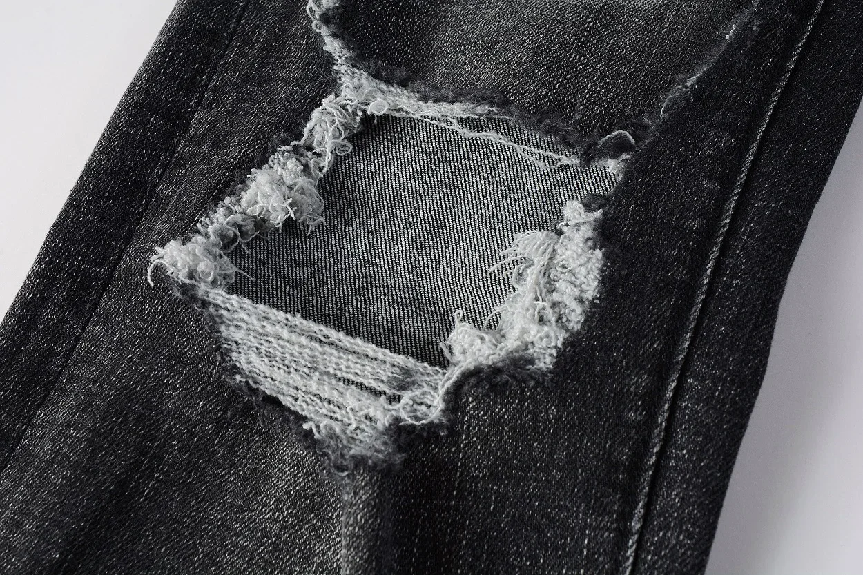 กางเกงยีนส์อเมริกันสุดหรู ปี 2025 รุ่น 9079 เอวสูง ทรงตรง คลาสสิก สวมใส่สบาย ลุคสบายๆ แบบวินเทจ