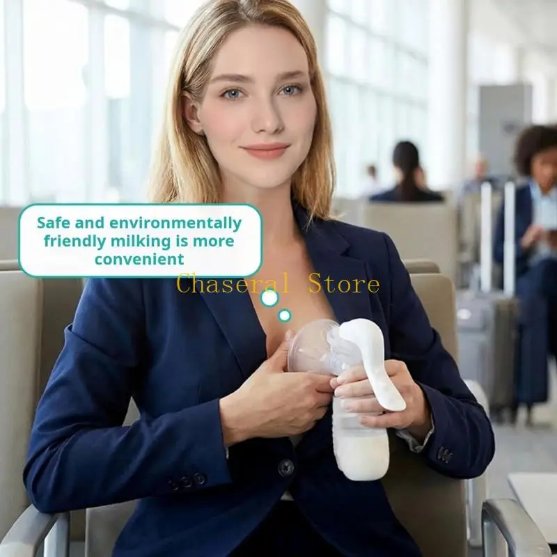 E7CE Silicone Breast Milk Storage Bottle For Nursing Moms Portable Design