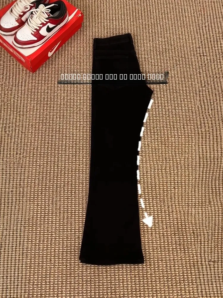 

Мужские джинсы Fce с подкладкой, прямого кроя, больших размеров для полных мужчин, с эффектом коррекции фигуры, зауженные снизу, повседневные, хлопковые...