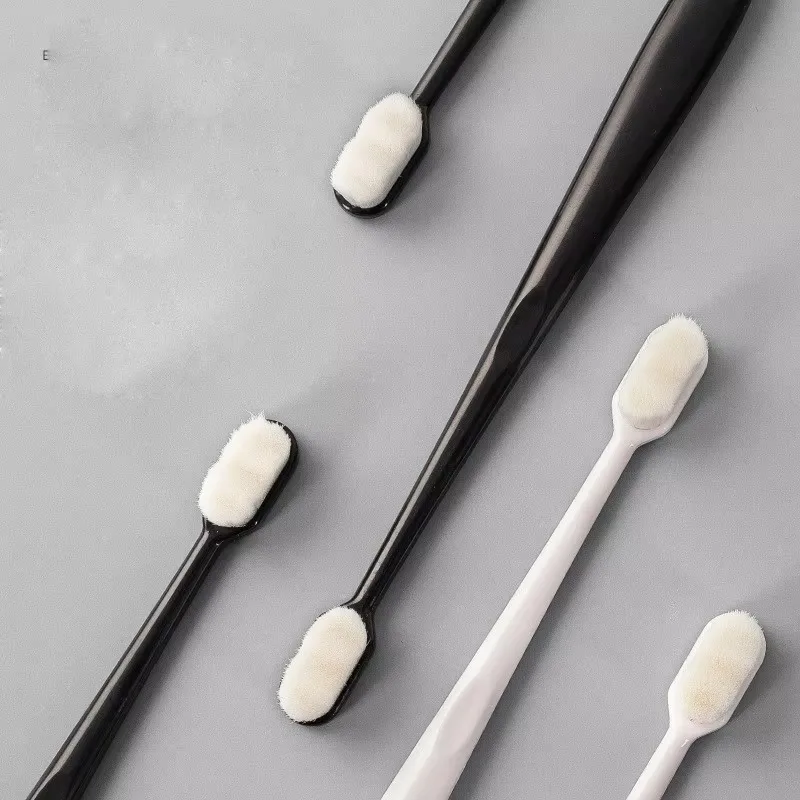 

1/2/3pcs Multicolor Ultra-fine Soft Toothbrush Wave Head Ultra-fine Soft Toothbrush Teeth Deep Cleaning Portable Travel Outdoor