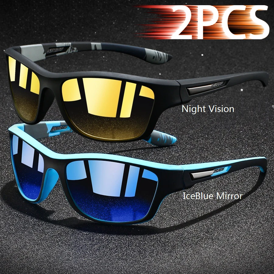 Modische Vintage-Sonnenbrille für Radfahren, Angeln und Sport - Unisex-Sonnenbrille für Laufen, Radfahren und Bergsteigen – Detail 19