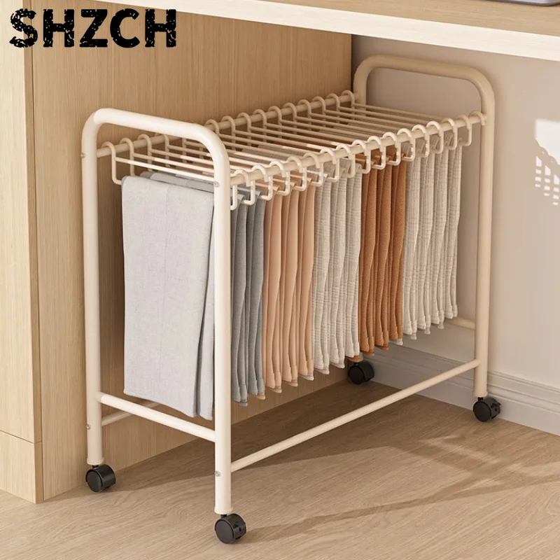 Percha de ropa portátil, perchero multifuncional, organizador de guardarropa grande, sistema de almacenamiento móvil con ruedas